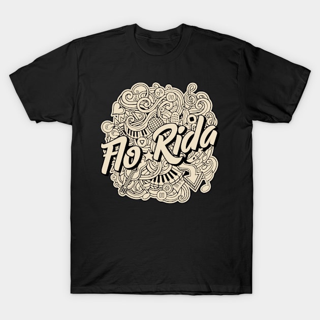 Flo Rida - Vintage T-Shirt by graptail